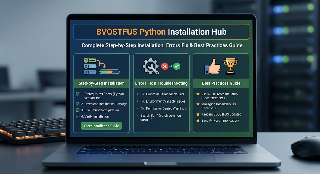 Install BVOSTFUS Python – Complete Step-by-Step Installation, Errors Fix & Best Practices Guide