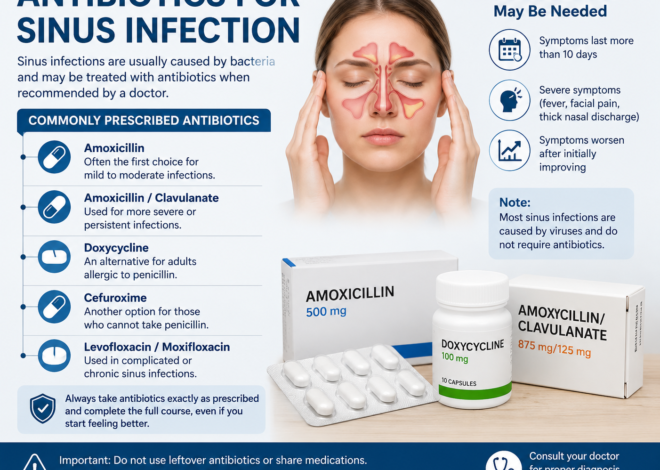 Antibiotics for Sinus Infection: Complete Guide to Treatment, Recovery, and Prevention