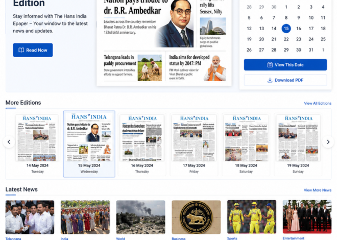 Hans India ePaper: How to Read, Download, Subscribe, and Access Today’s Digital Newspaper