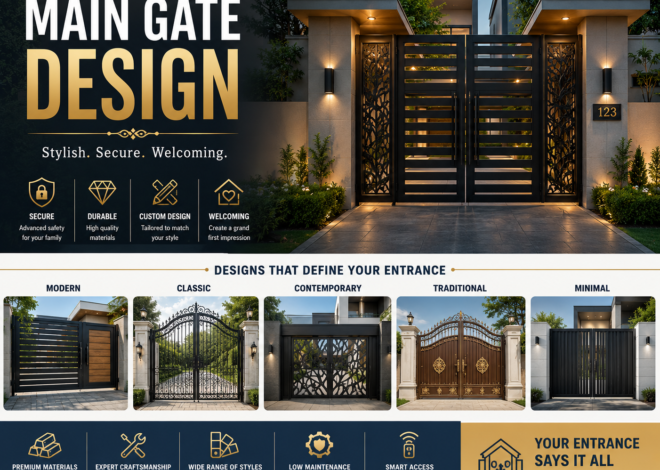 Main Gate Design: The Complete Guide to Choosing a Stylish, Secure, and Durable Entrance
