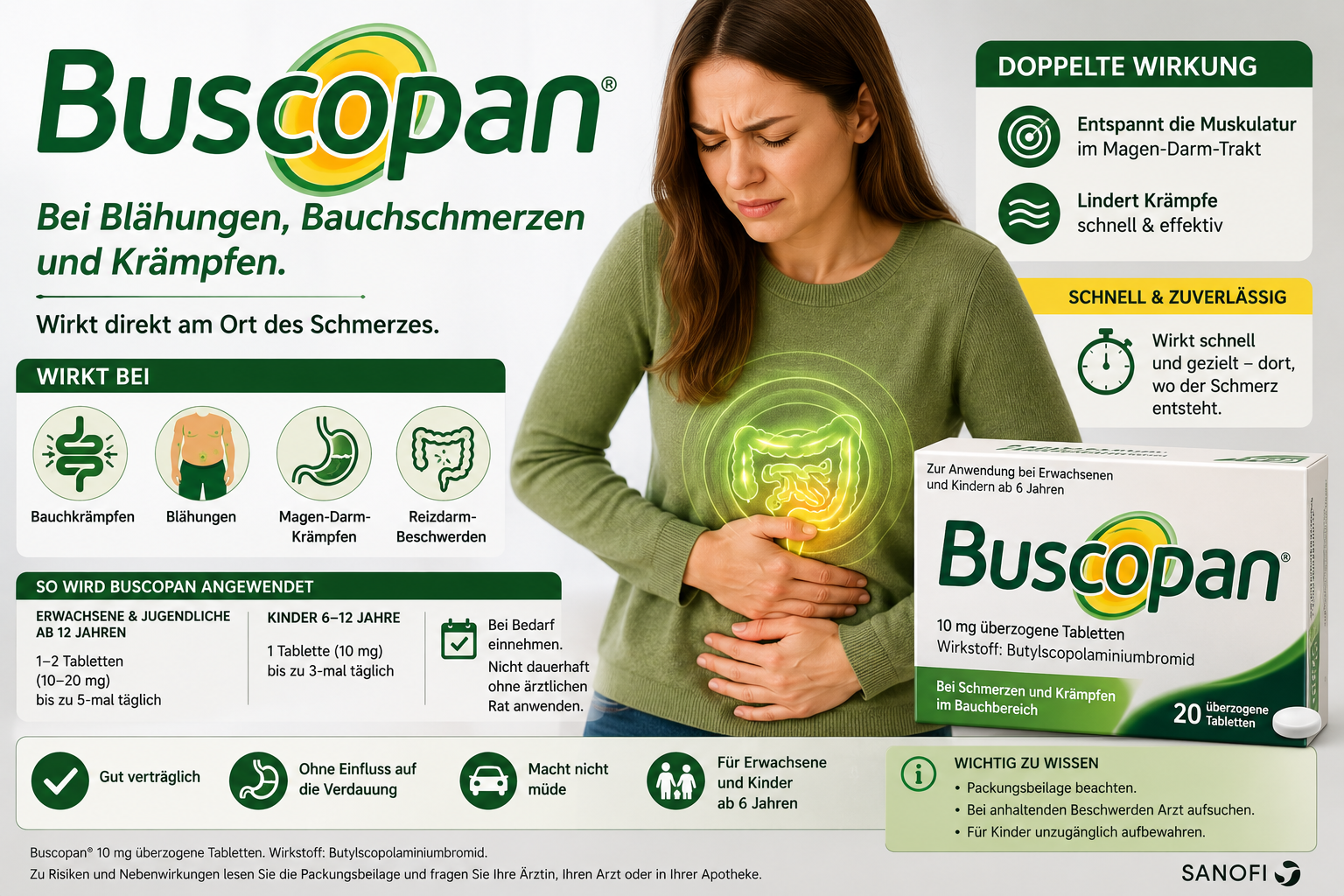 Buscopan: Complete Guide to Uses, Dosage, Side Effects, Benefits, and Safety