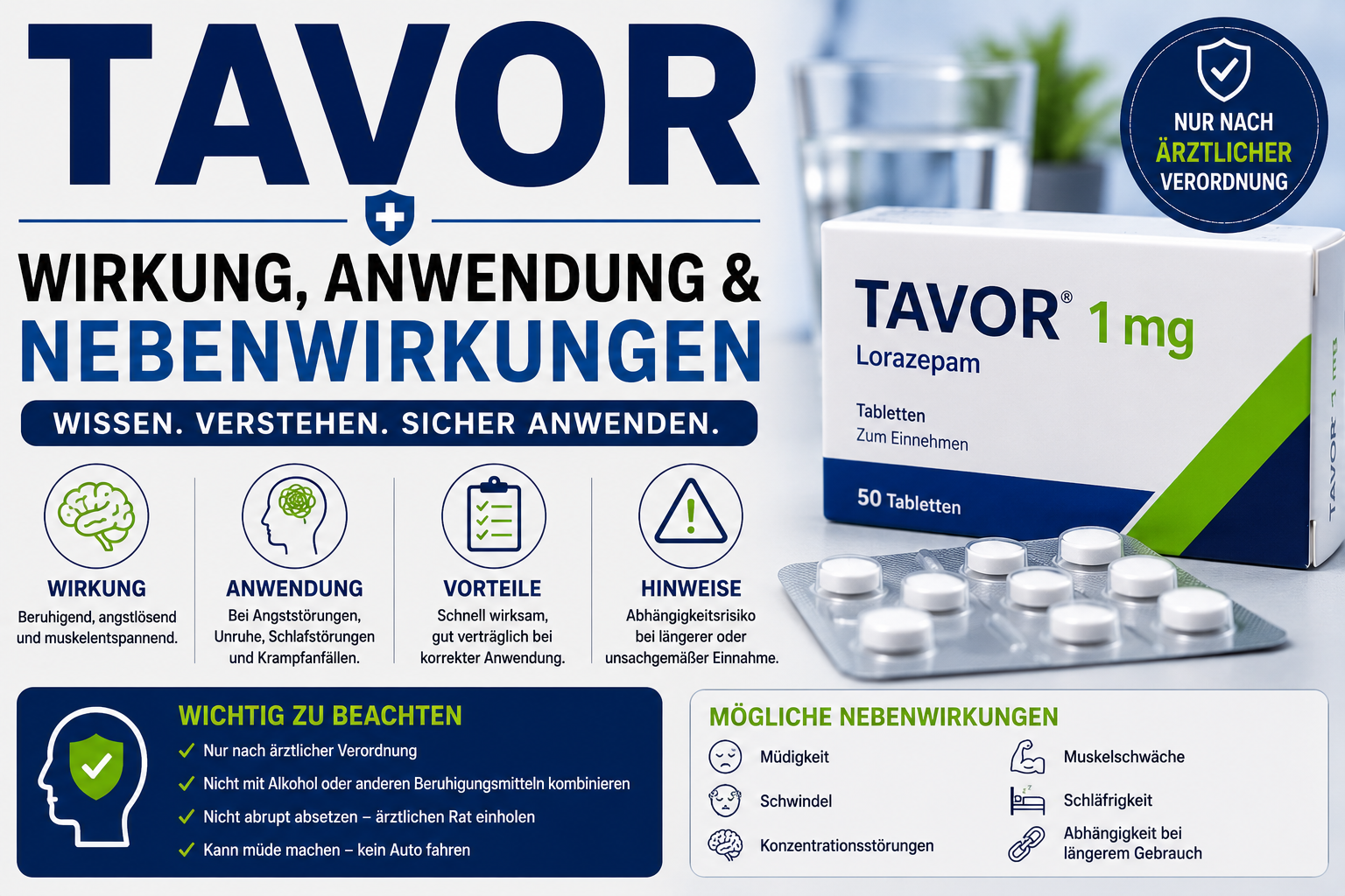 Tavor: Complete Guide to Uses, Dosage, Side Effects, Safety, and Withdrawal