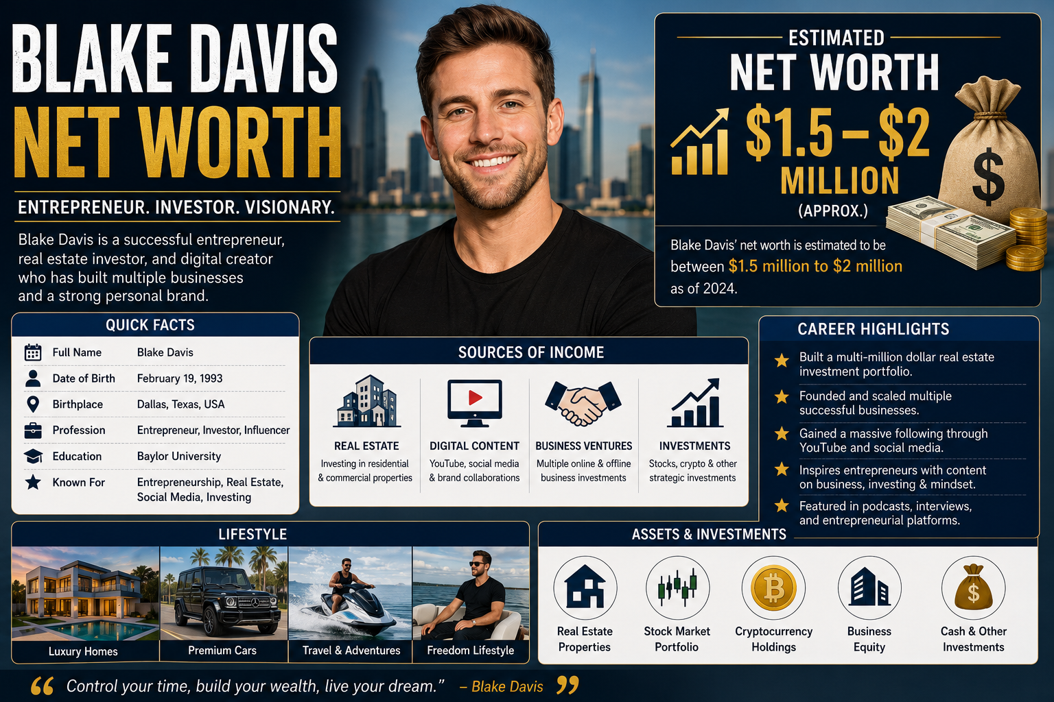 Blake Davis Net Worth (2026): A Complete Look at His Wealth, Career, Income, and Financial Journey